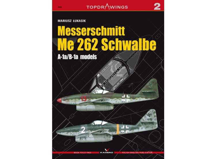 Kagero 7002 - Top Drawings 02 - Messerschmitt Me 262 Schwalbe