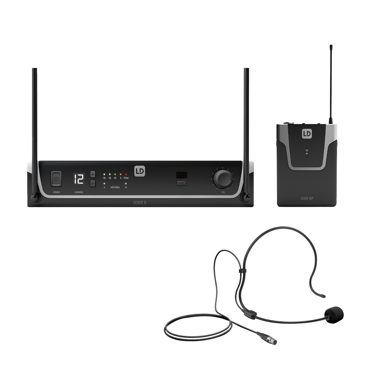 LD Systems U305.1 BPH US Wireless Headset Microphone System with