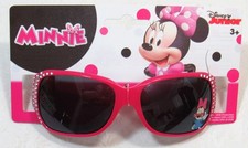 Disney JR Girl's Minnie Mouse Sunglasses 100 UVA-UVB Protection Pink Bling New