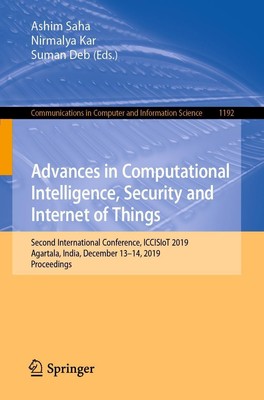Advances in Computational Intelligence, Security and Internet of Things | Buch