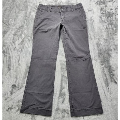 Vintage Mossimo Pants Womens 13 Juniors Gray Mid Rise Wide Leg Bootcut Casual