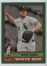 2025 Topps Heritage High Number Chrome Green Border 97/99 Mike Vasil #507 1u6