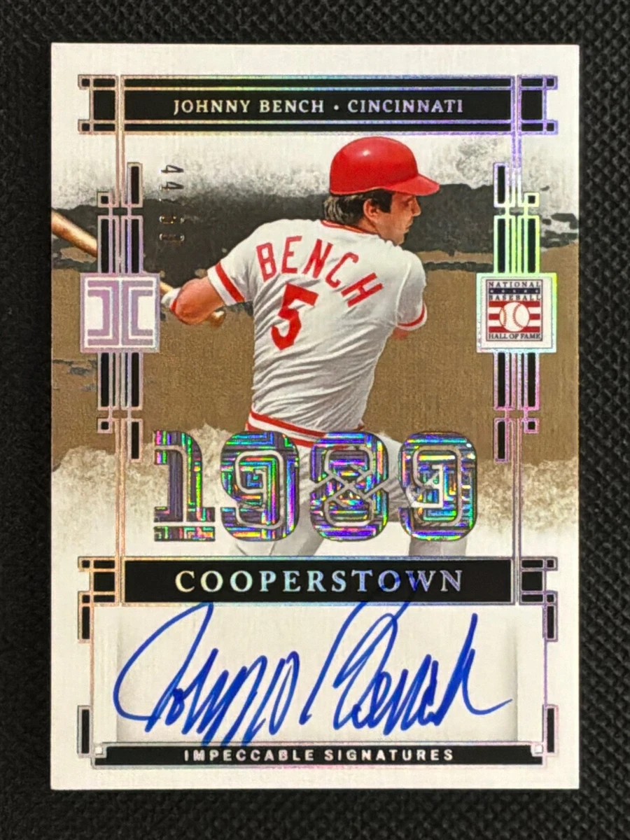 Johnny Bench Autographed Baseball Cards for sale | eBay