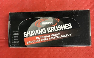 Marvy Shaving Boar Hair Brush 6pk