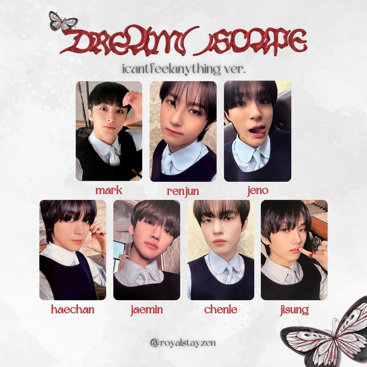NCT DREAM scape unit photo card set ユニット NCT DREAM the 4th ALBUM DREAM ( ) SCAPE POB OFFICIAL