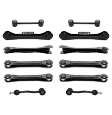 12 Pc Front Rear Suspension Kit Upper & Lower Control Arms for Jeep TJ Wrangler