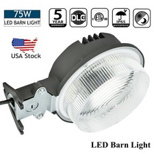 75Watts LED Barn Light Dusk to Dawn Security Area Lights Exterior with Photocell