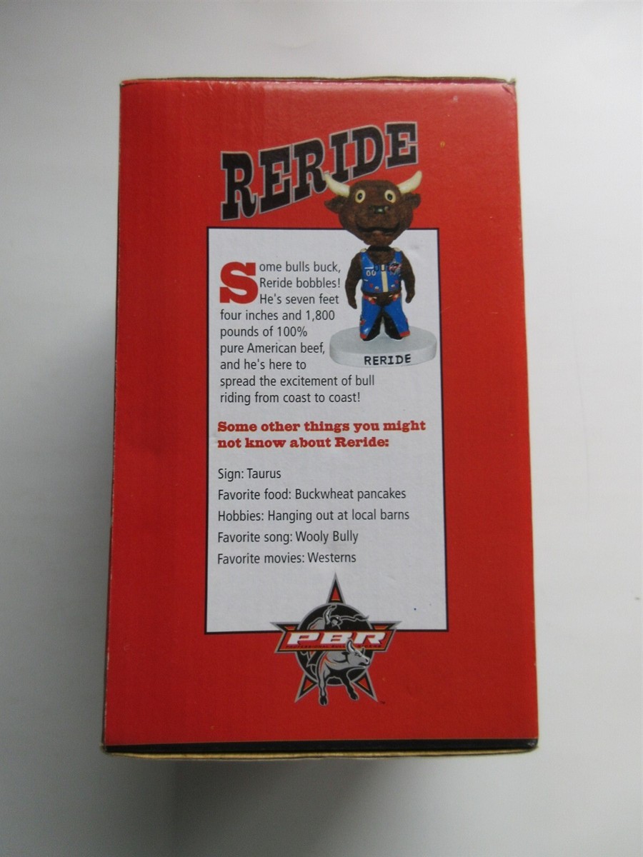 PBR collectors BOBBLE HEAD Reride new in box mascot