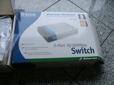 D-link 5-Port 10/100Mbps Switch for SOHO (DES-1005D)