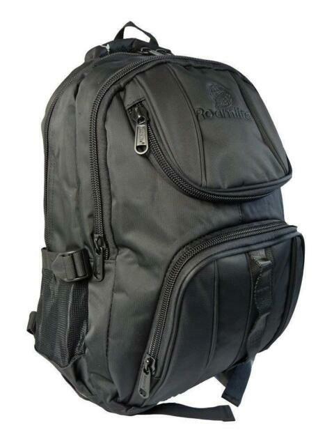 plain black school bag