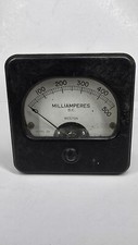 Vintage WESTON Model 301 Microamperes 0-500 DC Voltage Meter Gauge Electrical