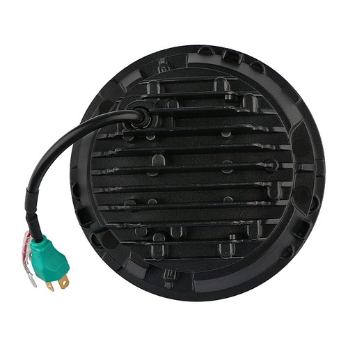 7 Zoll Haupt LED Scheinwerfer DRL Hi/lo Beam Chrom für Harley Davidson Jeep - Bild 6 von 11