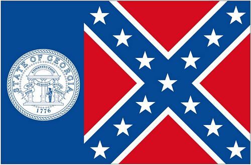 Autoaufkleber USA South Carolina Flagge – Ca. 8 X 8 Cm, Wetterfest, UV-beständig