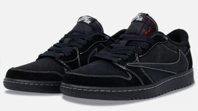 Nike dunk 1 OG Low SP x Travis Scott Black Phantom (DM7866-001)