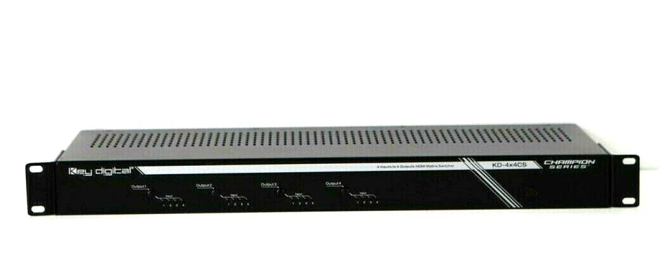 Key Digital KD-4x4CS 4x4 HDMI Matrix Switcher/ Switch e783 - Image 2 of 4