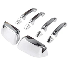 Chrome Mirror Covers & Door Handle Covers for 15-20 Chevrolet Suburban GMC Yukon