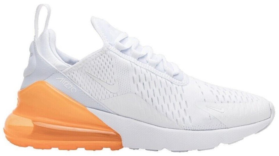 Nike Air Max 270 White Total Orange for Sale | Authenticity