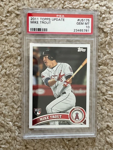 2011 Topps Update #US175 Mike Trout RC Rookie Gem Mint PSA 10