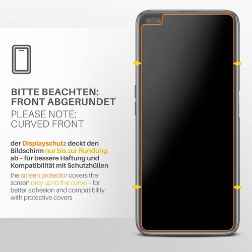 3x Schutzfolie Matt für Realme X3 SuperZoom Displayschutz Handyfolie Anti Reflex - Zdjęcie 4 z 8
