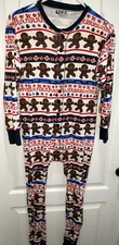 LAZY ONE CHRISTMAS SLEEPER 1 PC TRAP DOOR SWEET CHEEKS MEN WOMEN GINGERBREAD