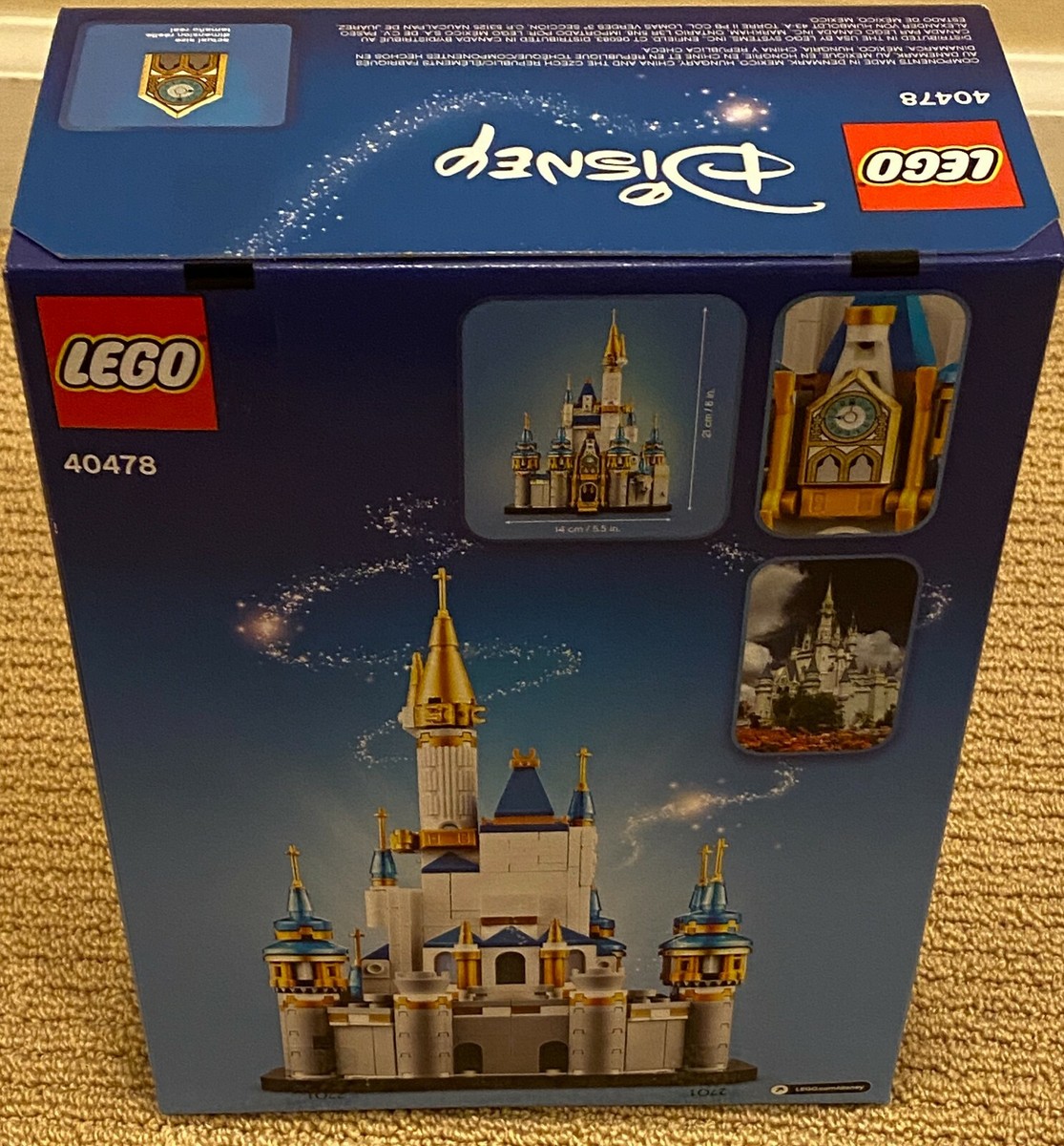 LEGO 40478 Mini Disney Castle Walt Disney World - Sealed | eBay