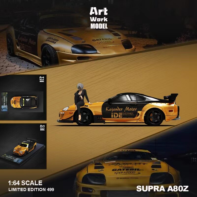 ■1/64TIMEMICRO【Supra80➕ブライアンフィギュア】セット Time Micro 1:64 Tribute To Classics - Toyota Supra A80 Fast