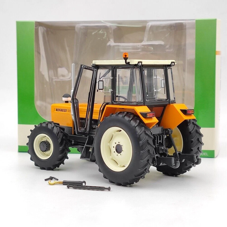 1:32 SCALE REPLICAGRI REP178 RENAULT 981-4S 4WD TRACTOR Orange Diecast Model Car - Image 3 of 4