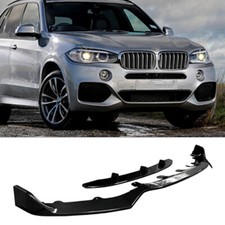  Für BMW X5 F15 M Performance Frontlippe Spoiler Glanz Schwarz 4PCS 2013-2018