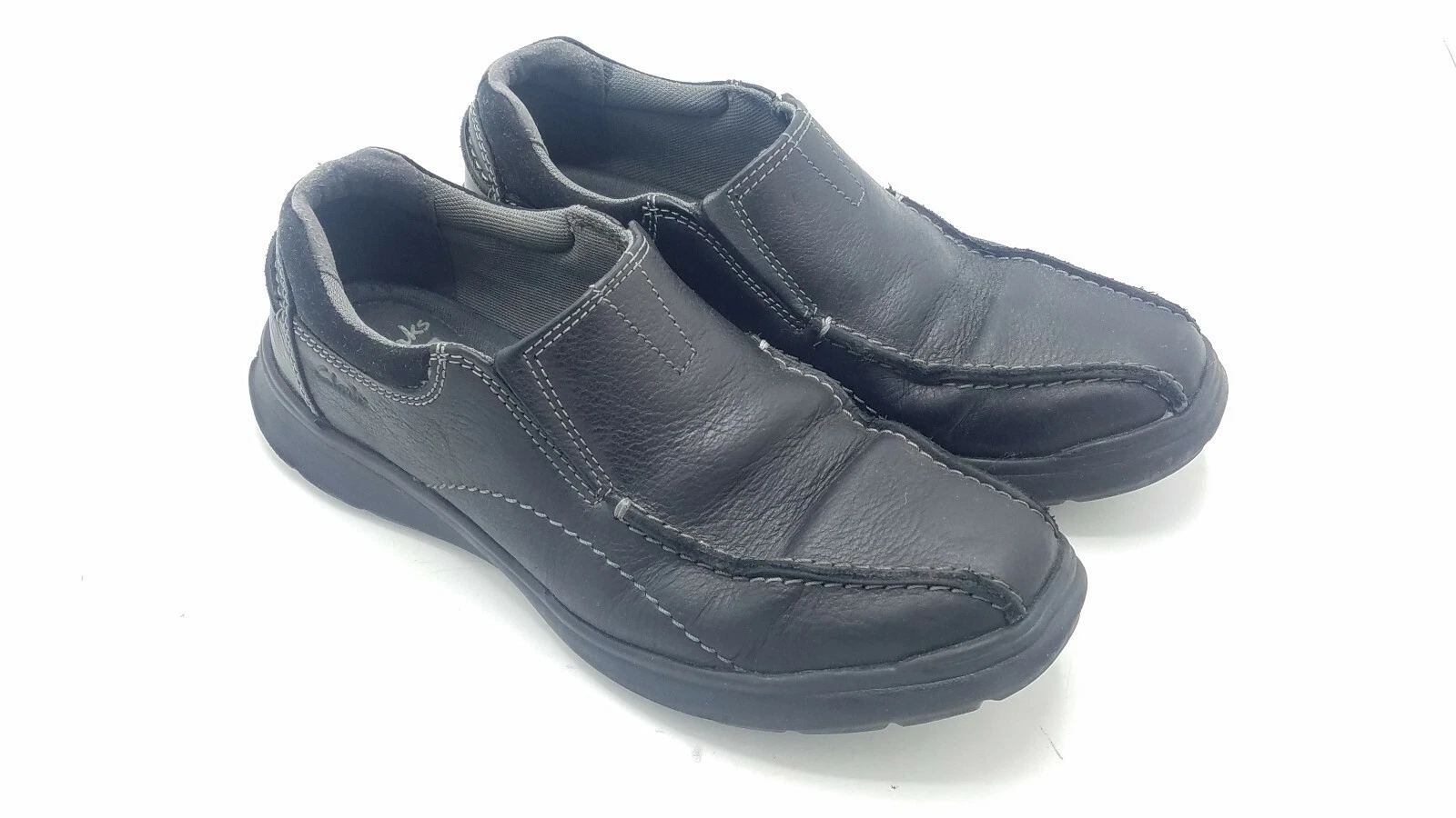 Mocassini Clarks 14885 Collection Soft Cushion Uomo Pelle Scamosciata Nera Taglia 8 M