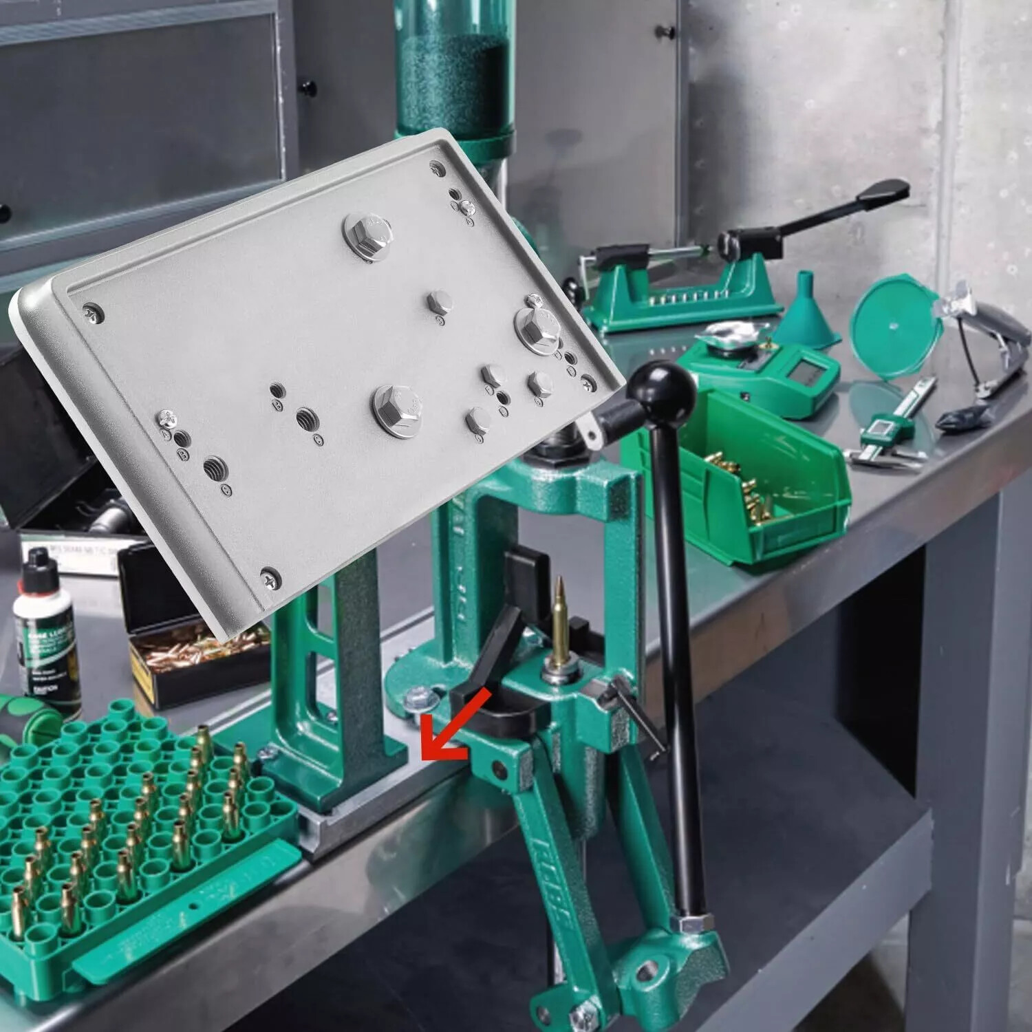 Accessory Base Plate-3 9282 for RCBS Almost All Presses and Reloading Equipment