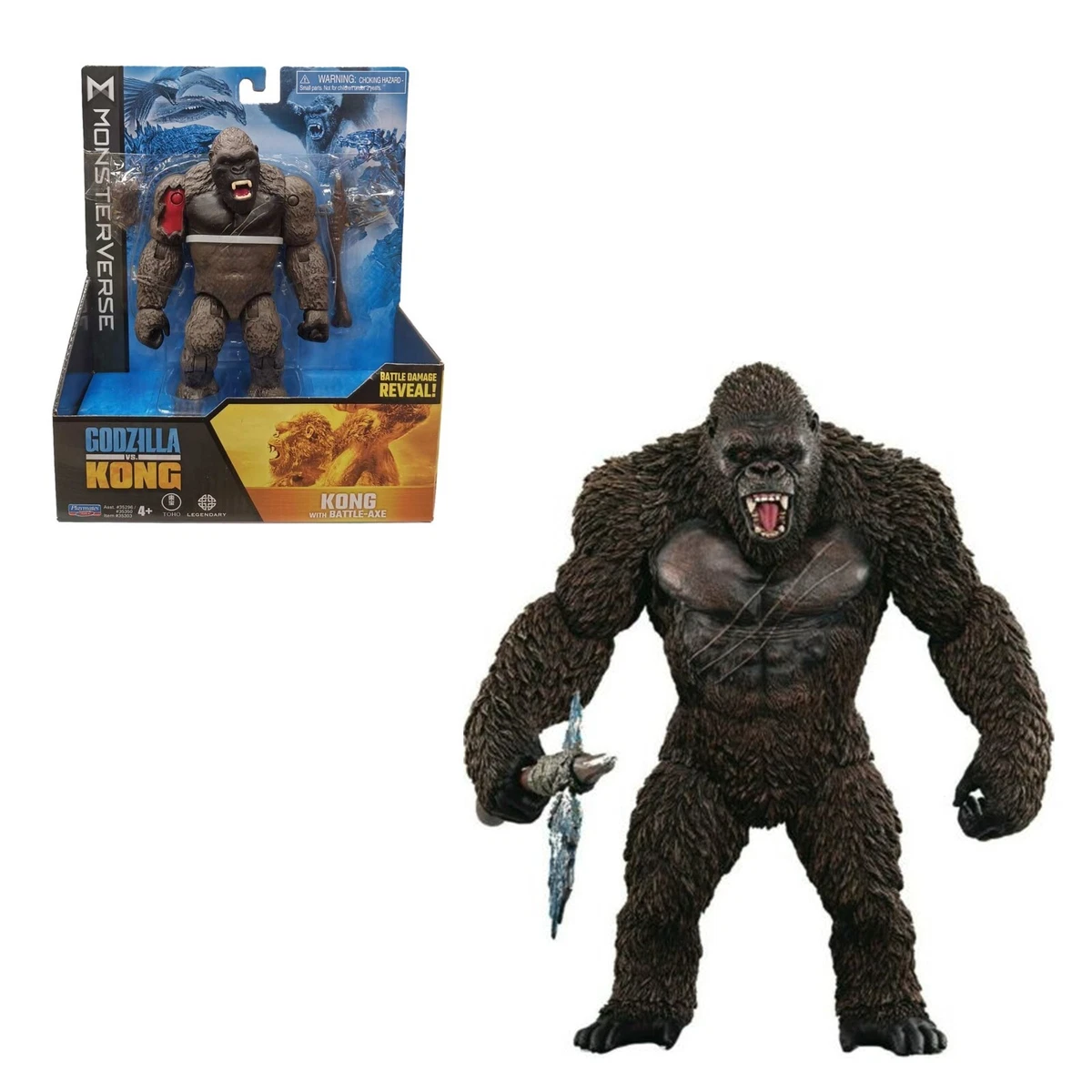 Godzilla Kong Battle Axis Action Figure Game Kids Toy