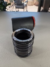 VIVITAR AUTOMATIC EXTENSION TUBE W/ CASE AT-3/AI 12MM 20MM 36MM JAPAN