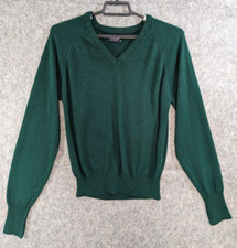 Par Four Sportswear Sweater Men Extra Large Green Knit Pullover Grandpa Golf Vtg