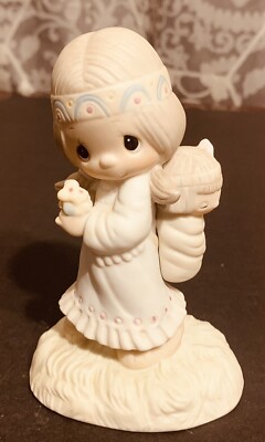 Retired VTG Precious Moments 1978 ''His Burden Is Light''. Rare Native American