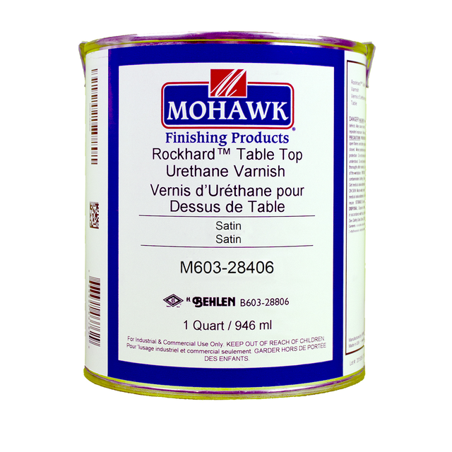 Behlen Rockhard Table Top Urethane Varnish Satin Quart for sale online
