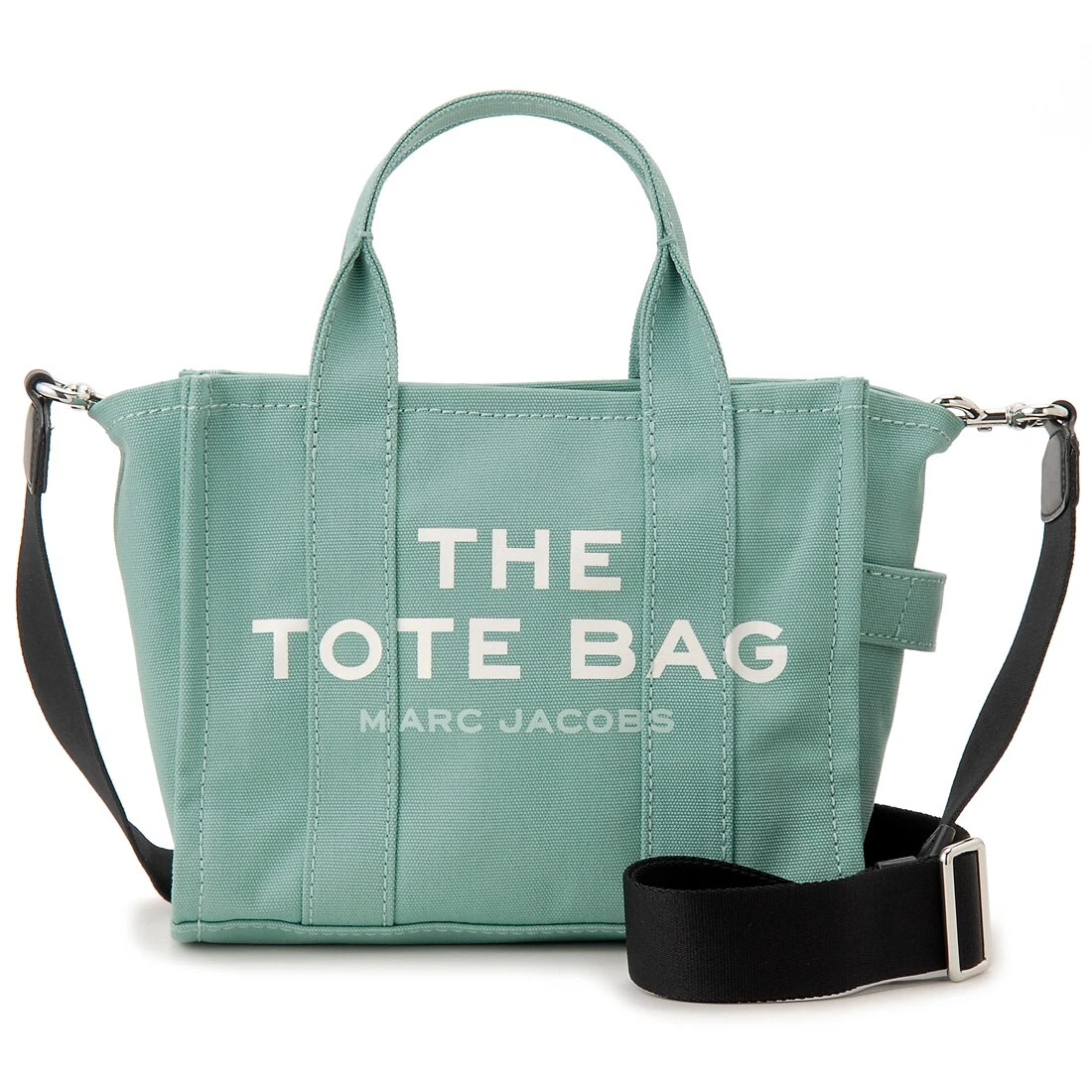 Marc Jacobs Traveler Tote Shoulder Bag Canvas Wasabi Mini 21 25 12cm NWT