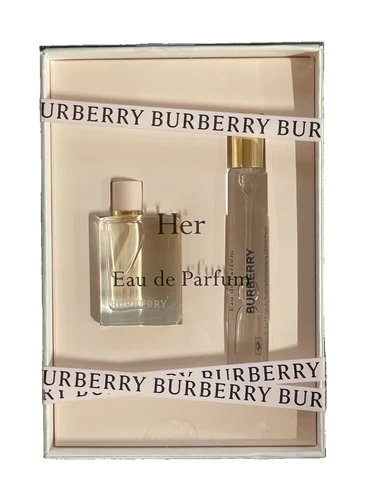 2 Piece SET BURBERRY HER Eau de Parfum Perfume EDP Travel 5ml & 7.5ml