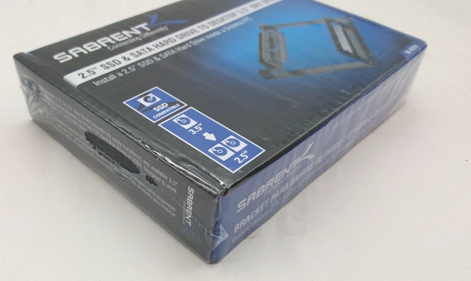 Sabrent 2.5 to 3.5 Inch Internal Hard Disk Drive Mounting Bracket Kit BK-HDDH - Image 3 of 4