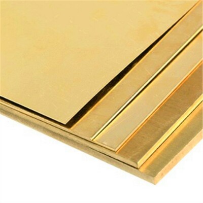 BRASS SHEET / PLATE ALLOY 260 1/16'' (.0625'') x 6'' x 6''