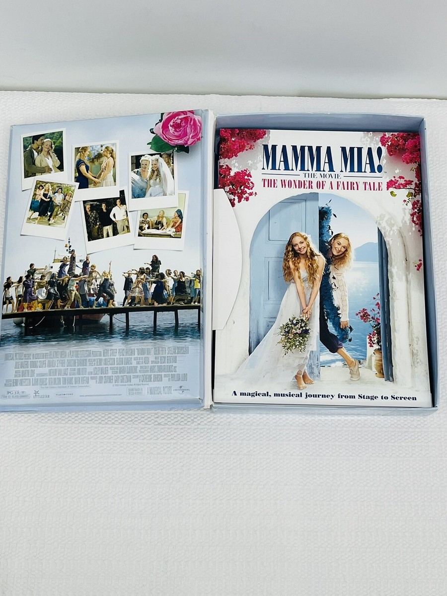 Mamma Mia (Blu Ray, Cd, 2009, 2-Disc Set, WS Gimmie More Gift Set