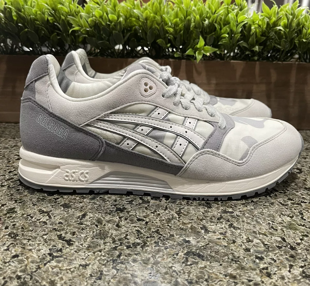 Asics gel saga glacier clearance grey