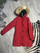 Canada Goose Lorette Parka Small Red Online Exclusive Sold Out