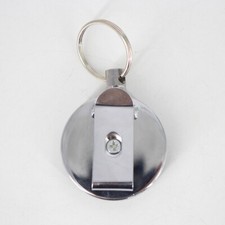 2 X 60cm Reinforced Steel Wire Retractable Key Ring With - Foto 7