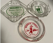 Goldschmidts Baltimore Bourbon Street New Orleans Holiday Inn Ashtrays