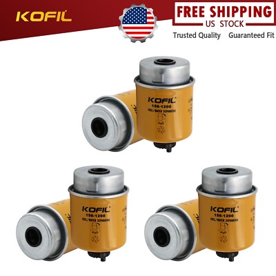  3X  156-1200 Diesel Fuel Water Separator Filter For CAT  Caterpillar Fast Ship