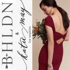 Katie May for BHLDN Anthropologie Madison Gown in Bordeaux