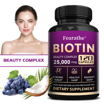 Biotin Collagen & Keratin - Anti-Aging, Hair Growth, Skin Health, Strong Nails