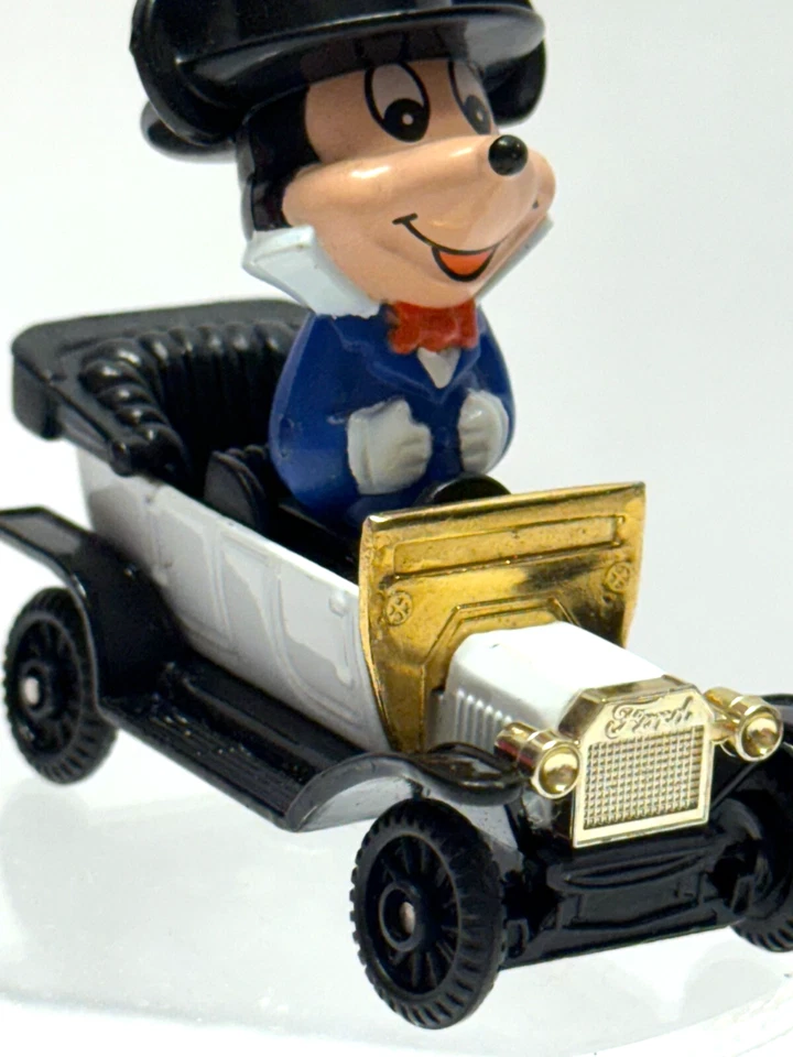 Mickey Mouse con sombrero de copa-blanco modelo T Ford DSNY 2.5" RARO-DE COLECCIÓN-COLECCIONABLE Foto 2 de 4