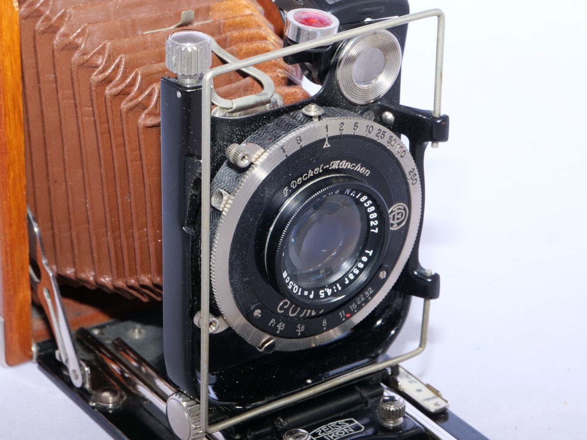 Zeiss Ikon TROPICAL Adoro (230/3) polished teak 6x9cm, Tessar 10.5