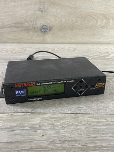 Pro instruments minimod high definition video to coax tv rf modulator unit only - Picture 2 of 11